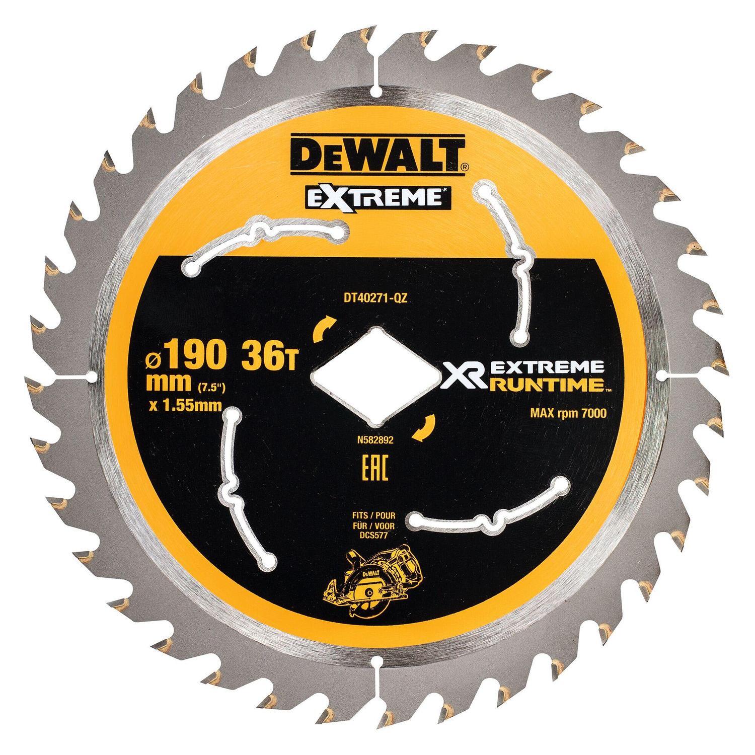 Saw Blade XR Extreme Runtime 190mm x 36T