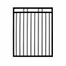 Aluminium Pool Double Top Rail Gate W:975mm, H:1200mm Black