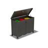 Utility Enclosure D: 650mm W: 1600mm H: 1160mm Ironsand