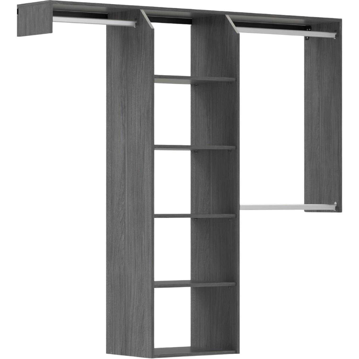 Customisable Wardrobe (Medium) 1600-1800 mm Smoked Ash