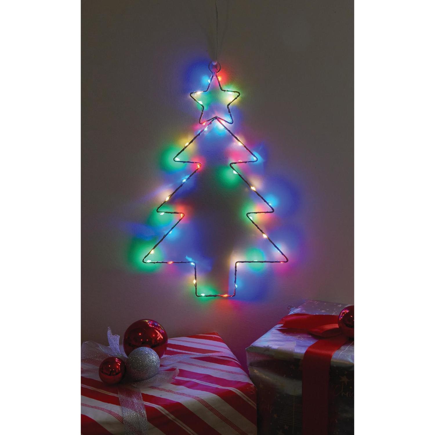 Tree Light H: 40cm, W: 25cm / Plug-In Multi Colour
