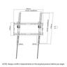 810-1778mm (32-70 inch) Tiltable TV Mount w/Quick Release