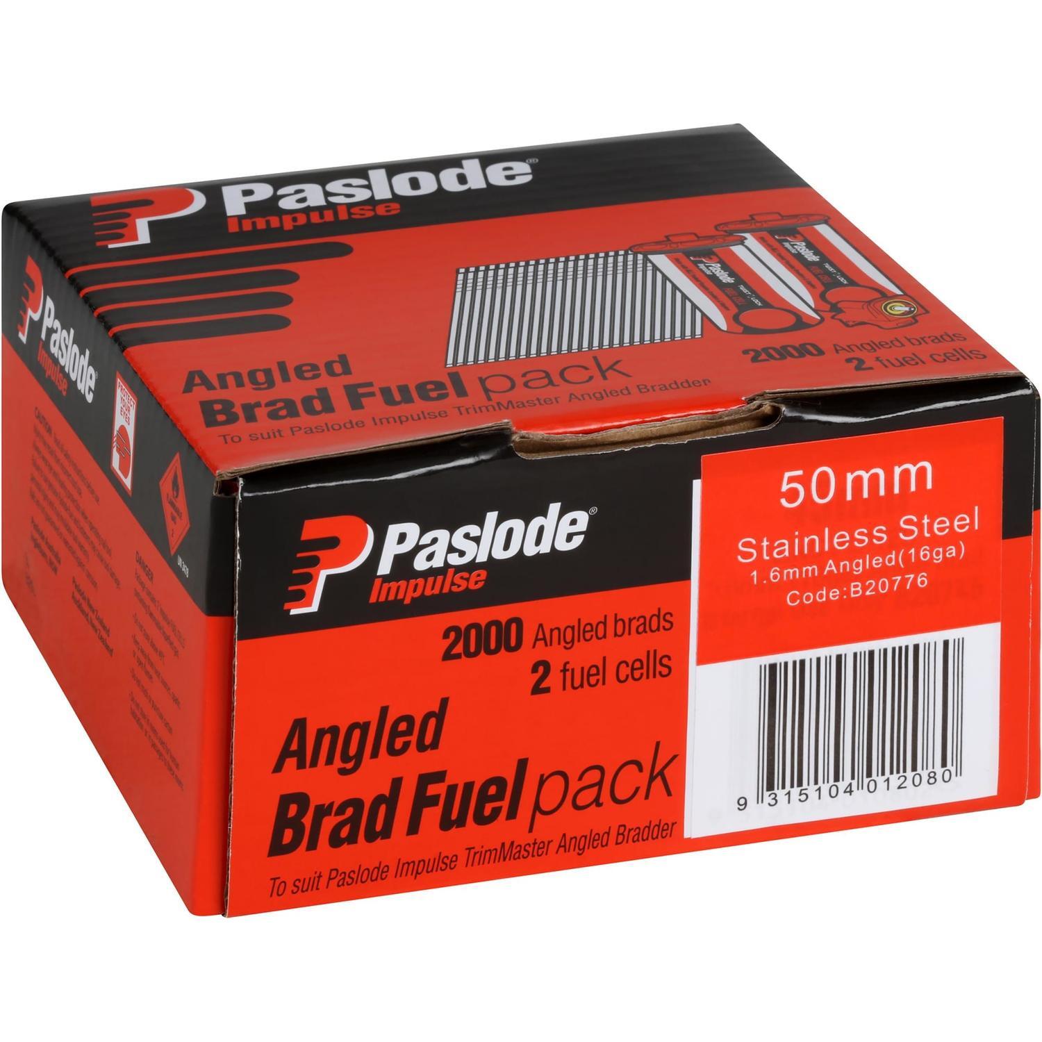 Angle Brads with Fuel Cells