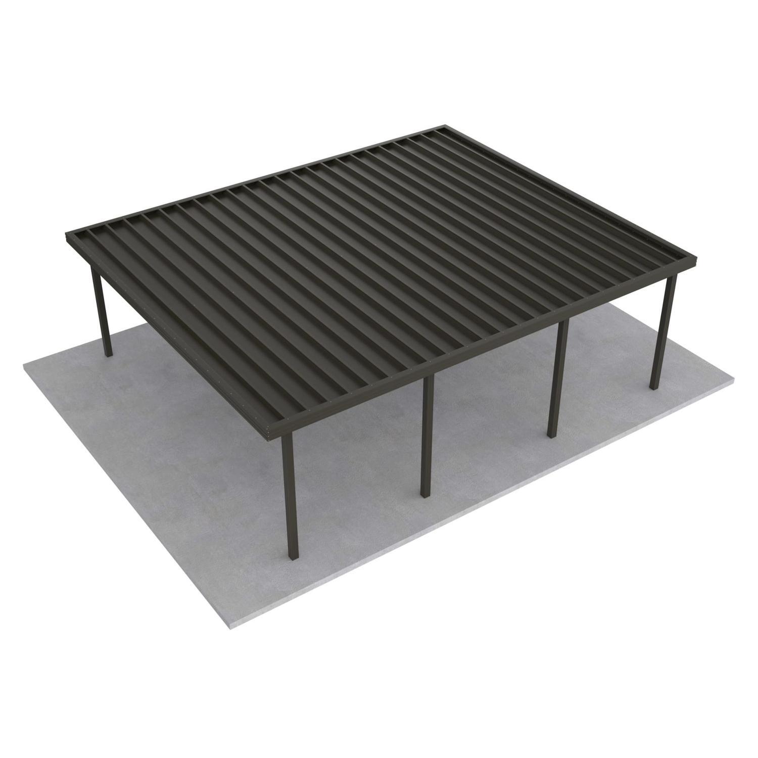 Double Carport L: 7250mm, W:6000mm, H:2100mm Ironsand