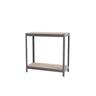 2 Shelf Unit H: 912mm, W: 915mm, D: 408mm Grey