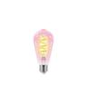 Smart Bulb Clear 470 Lumens St64 E27 Filament 6.3 Watt RGB