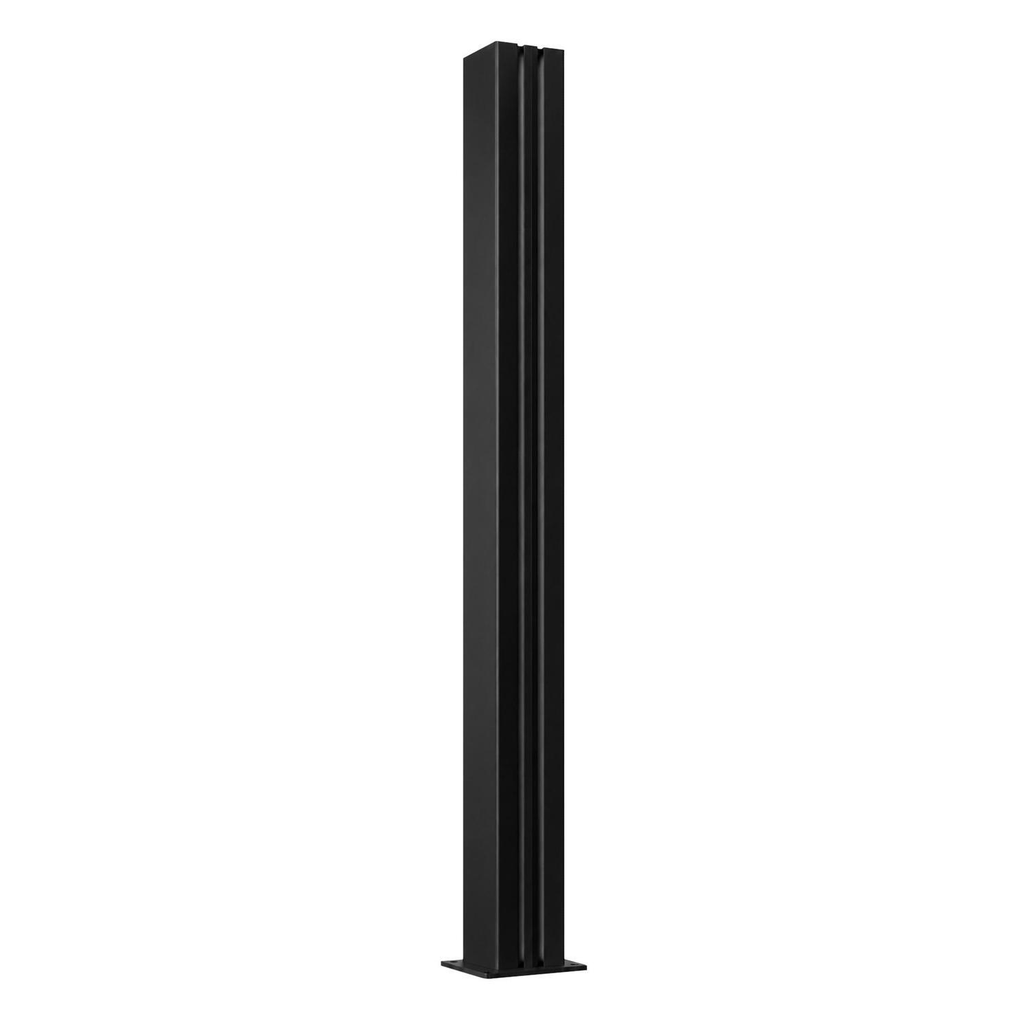 Valla Series 150mm Flanged Fence Post H:2000mm x W:150mm x D:150mm Black