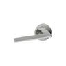 Passage Lever Handle Set Satin Nickel Finish