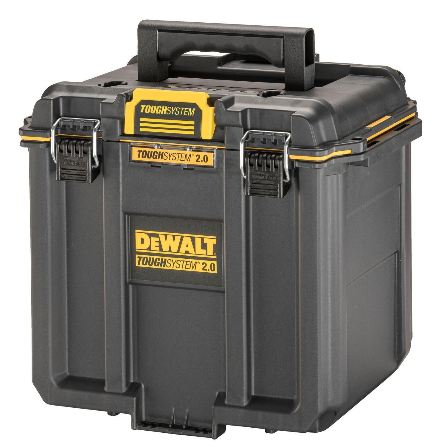 Toughsystem 2.0 Compact Half Width Deep Storage Tool Box  H: 260mm, W: 360mm, L: 390mm.