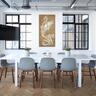 Leaping Salmon Decorative Screen 900 x 1800mm Rust Steel
