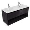 2 Bowl Wall Vanity 1200mm Fiordland Elm