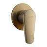 Round Shower Mixer  Brushed Gold