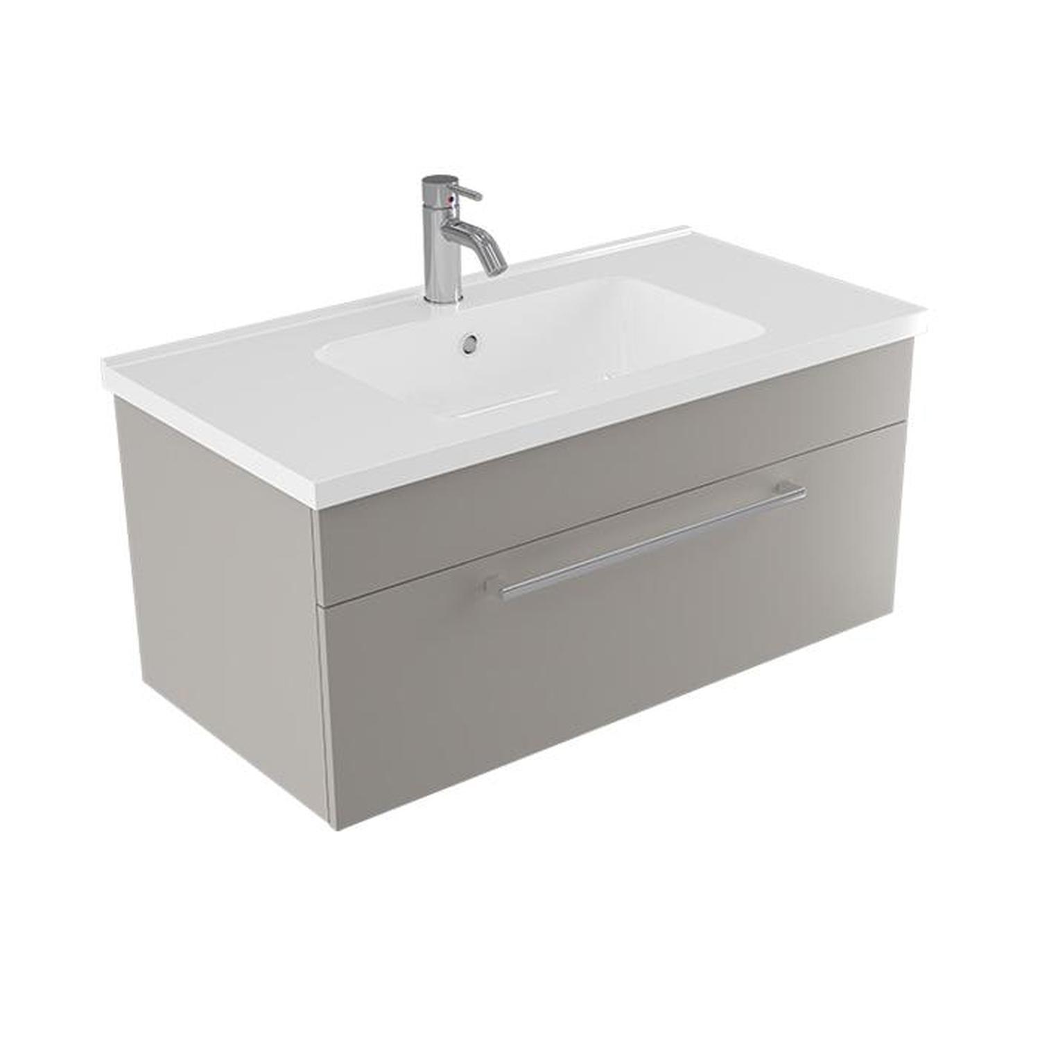 Wall Vanity 900mm Grey