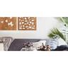 Schist Decorative Screen 600 x 1200mm Rust Steel