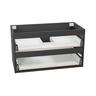 Wall Hung Vanity Cabinet 2 Drawer 900mm Matte Black