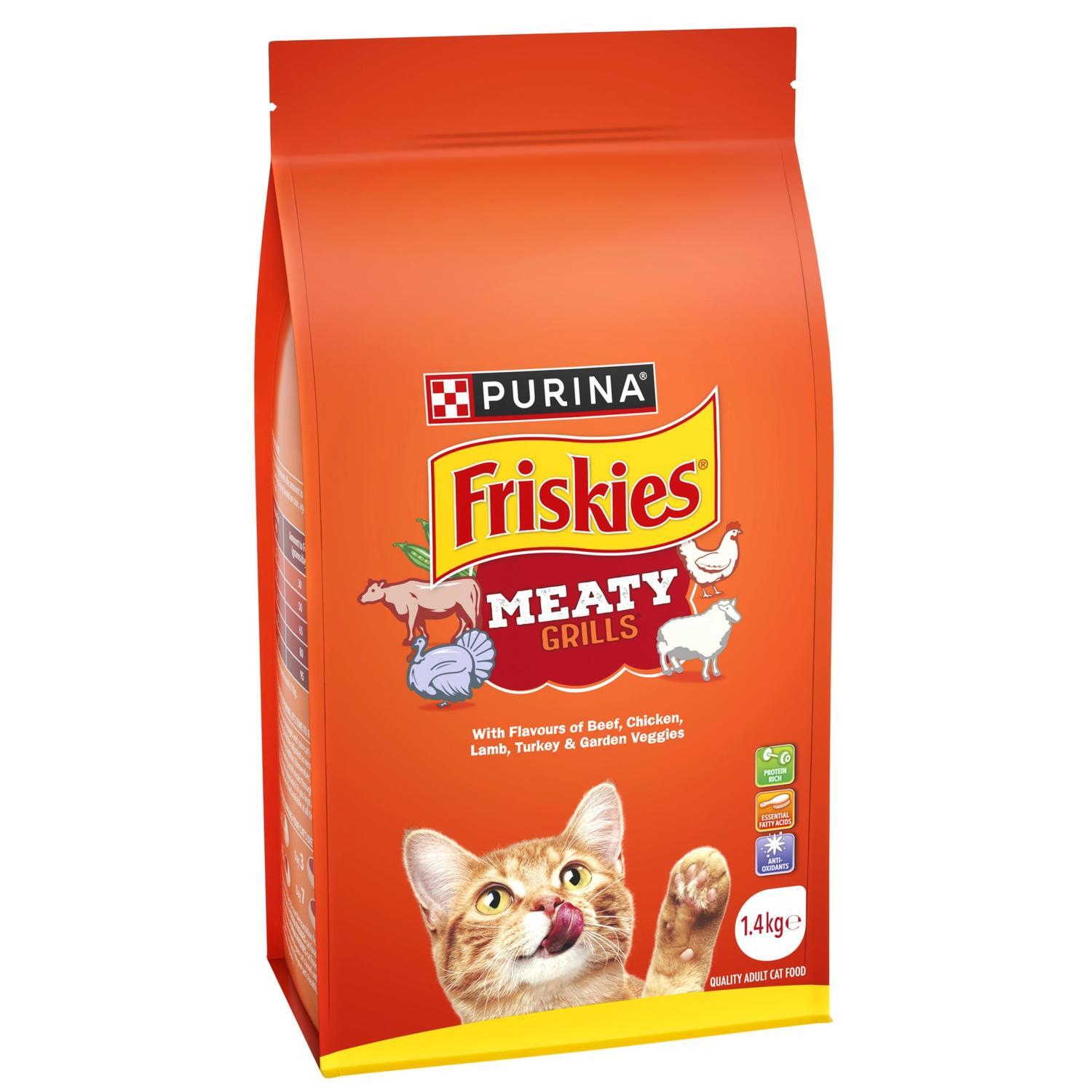 Adult Meaty Grills Dry Cat Food 1.4kg