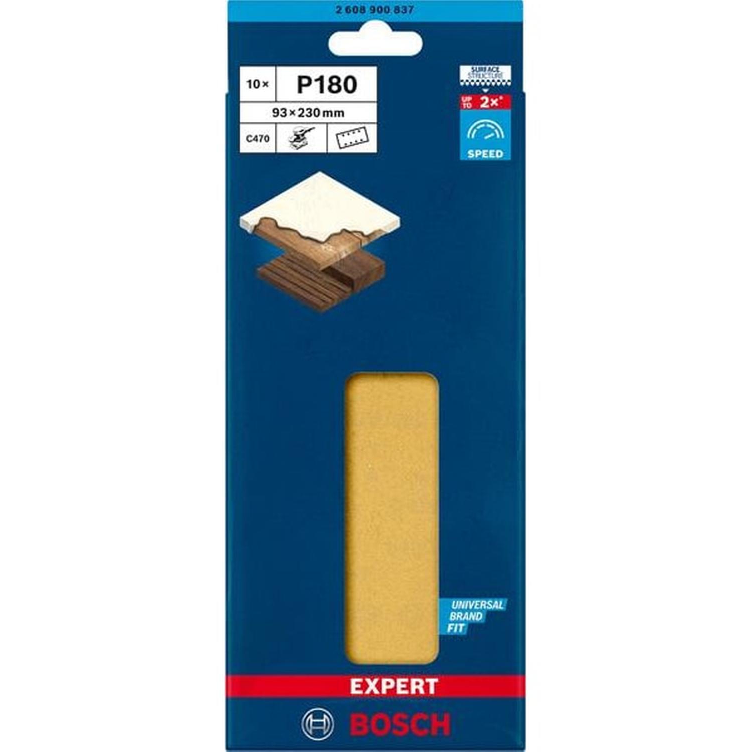 C470 Sandpaper 180G 10pc 93 x 230mm