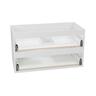 Wall Hung Vanity Cabinet 2 Drawer 900mm Arctic Ice