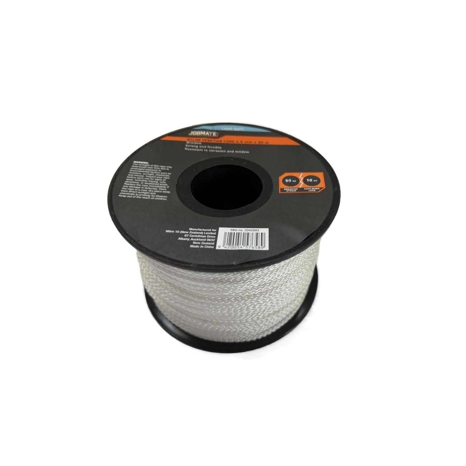 Nylon Venetian Cord 3mm x 90m