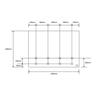 Balustrade Face Fixed Glass Panel