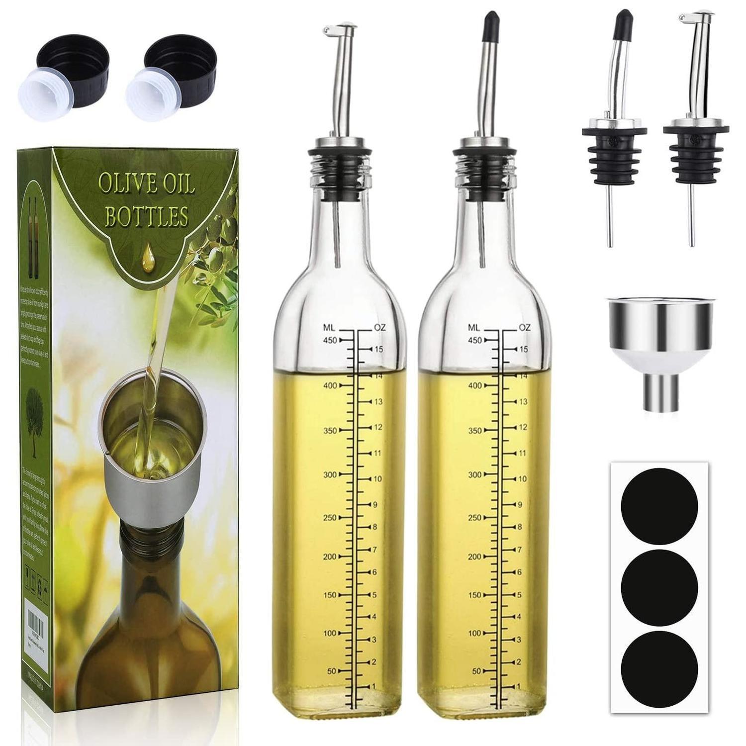 Oil & Vinegar Bottles & Accessories 2x 500ml