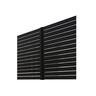 Valla Series 65mm Slat Panel Pack W: 900mm, H: 1800mm Black