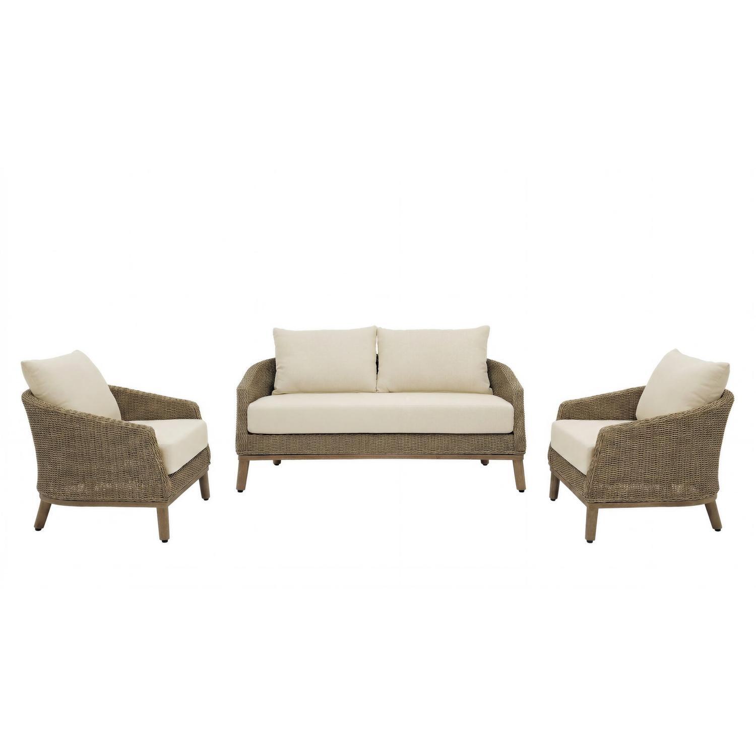 Outdoor Lounge Setting 3 Piece