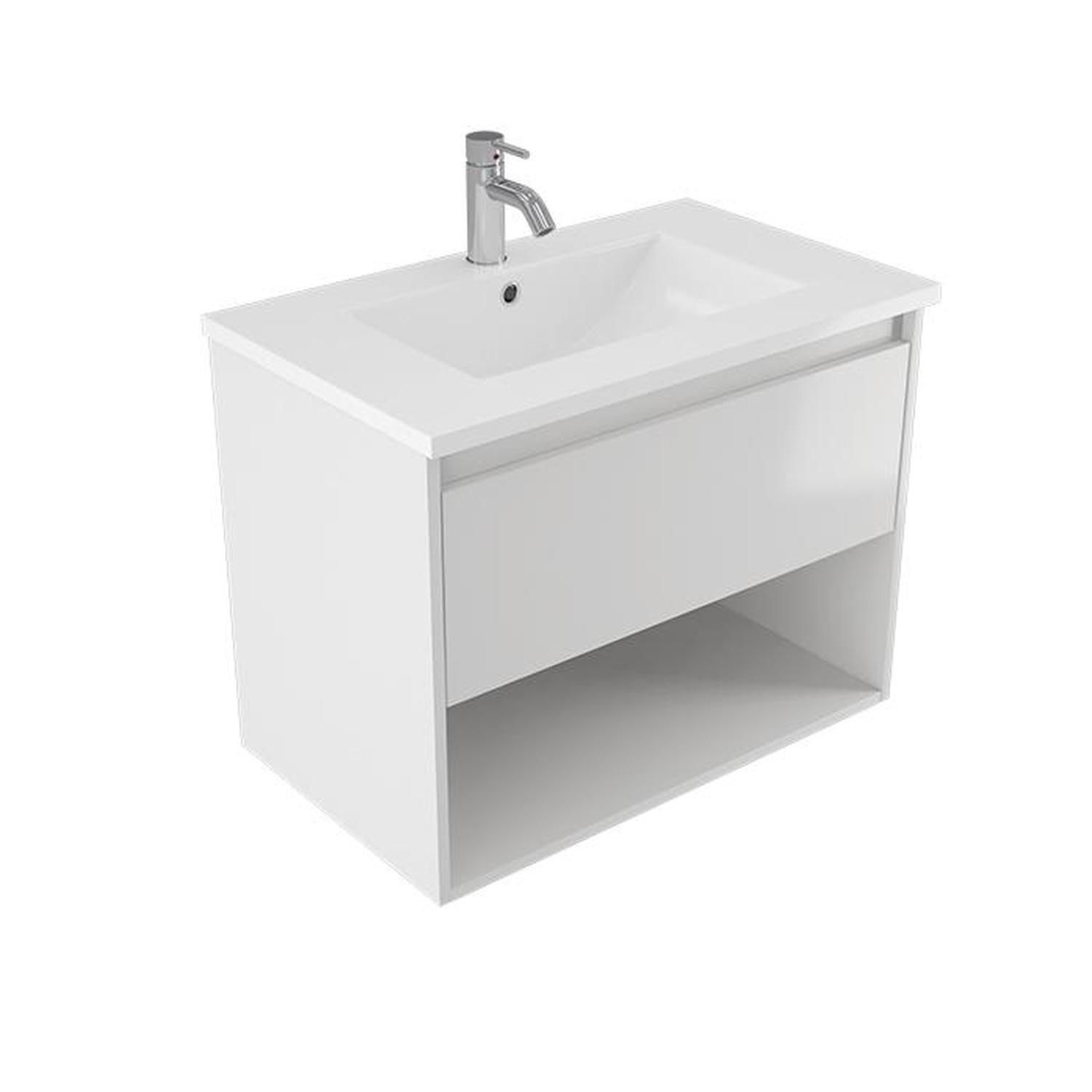 Wall Vanity 750mm White