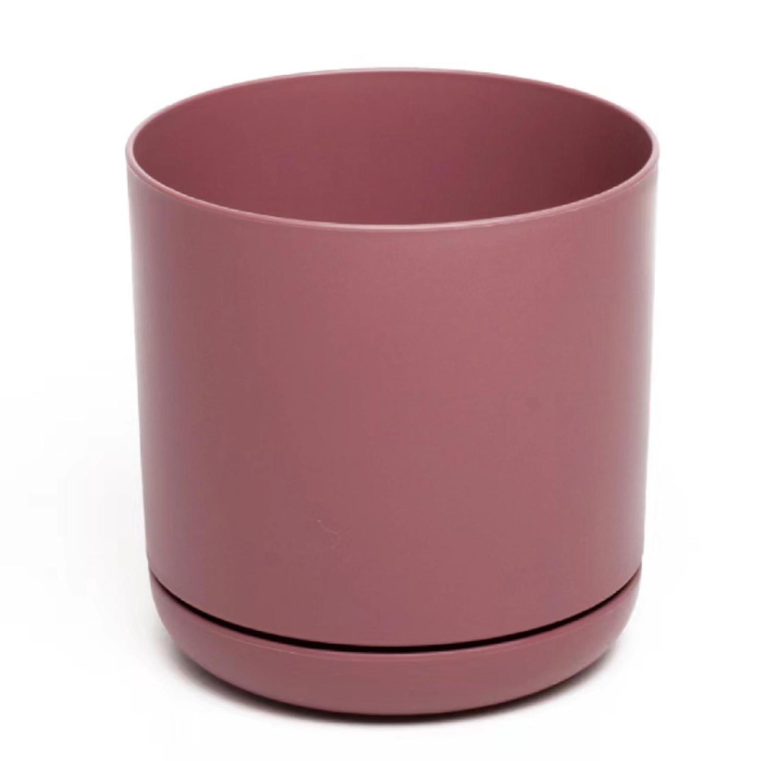 Recycled Plastic Cleo Pot 15cm Claret  Claret