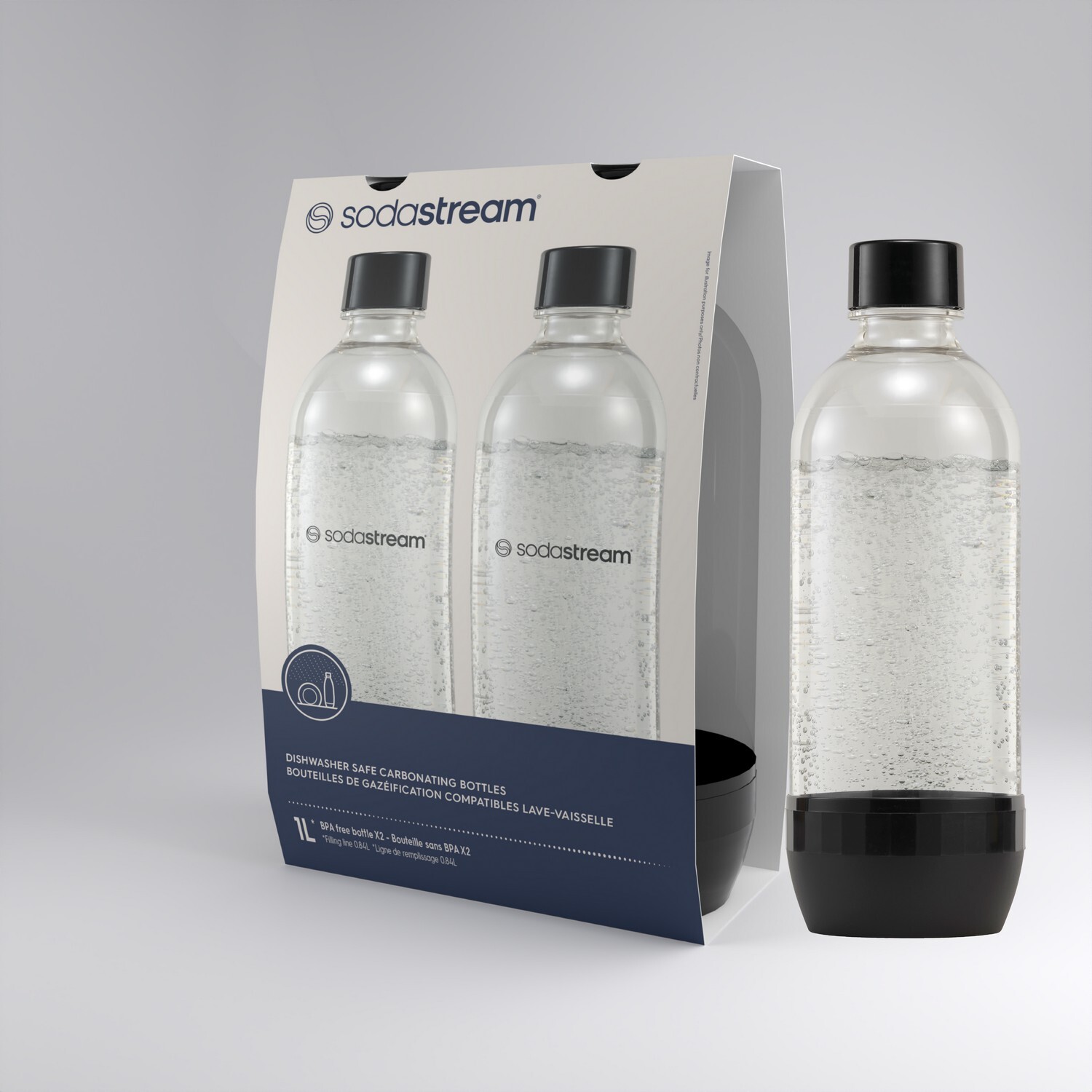 Carbonating Bottles Twin Pack 1 litre