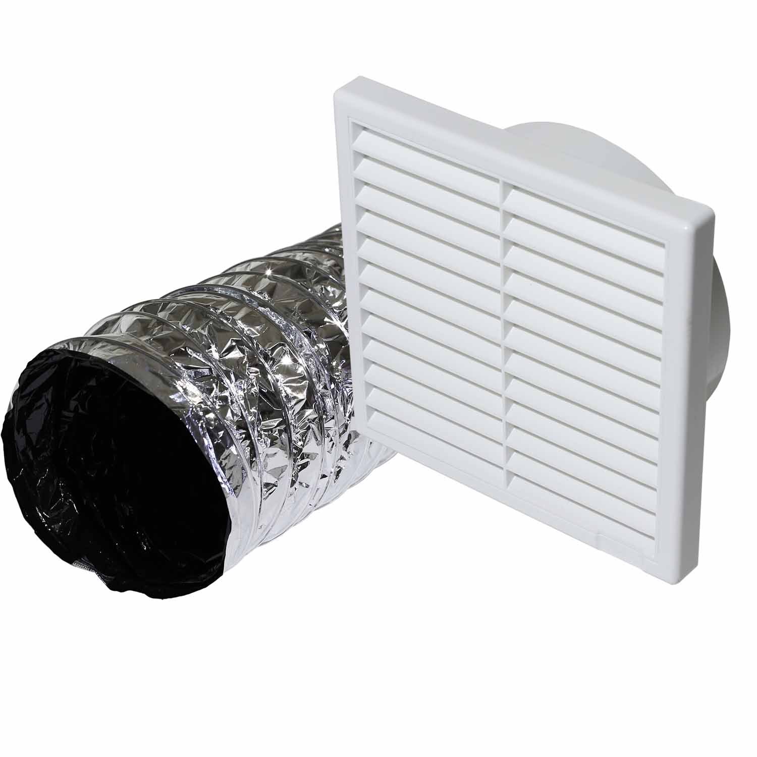 Duct Kit with Outlet Vent 150mm