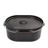 Cast Iron Camp Oven Oval 10 Quart