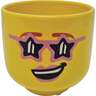 Blockman Face Indoor Ceramic Pot