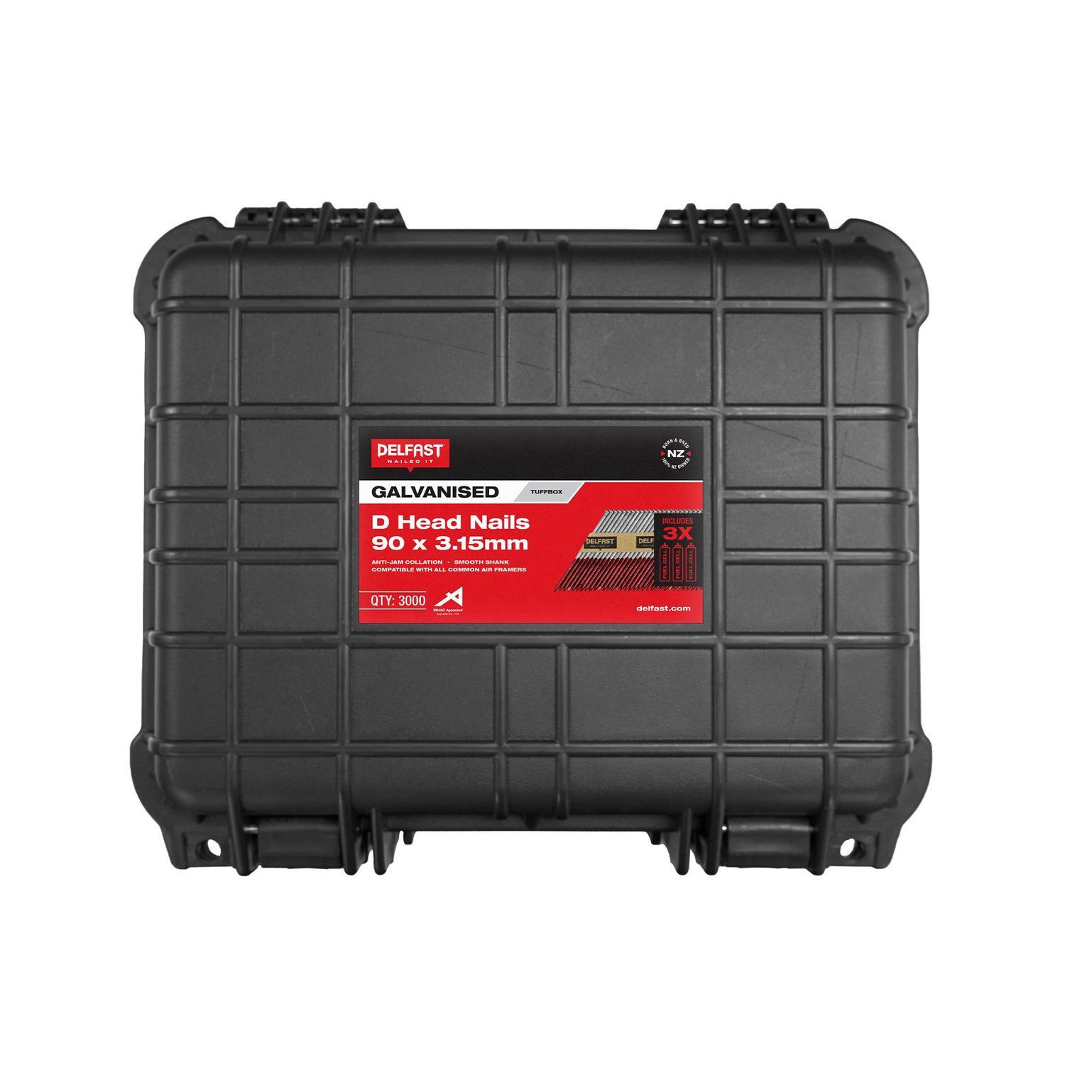 D-Head Nails 90 x 3.15mm Fuel Pack Galvanised