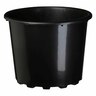 Round Pot 50 Litre Black