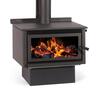 LTD Mega Rad Base 21kW Wood Fire and Standard Flue Kit