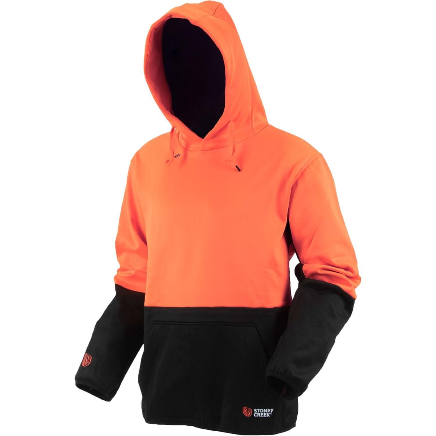 Trade Hoodie M Orange/Black