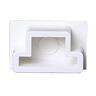 Mini Trunking End Piece 25mm x 16mm White