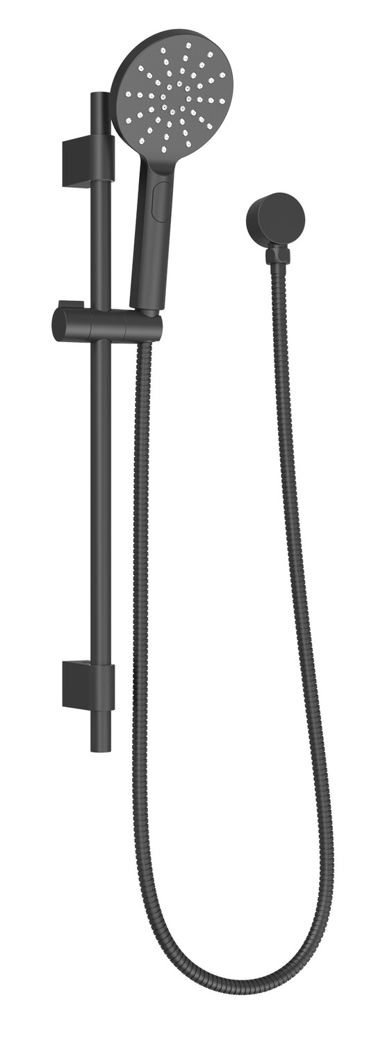 Piatta Slide Rail Shower  Black