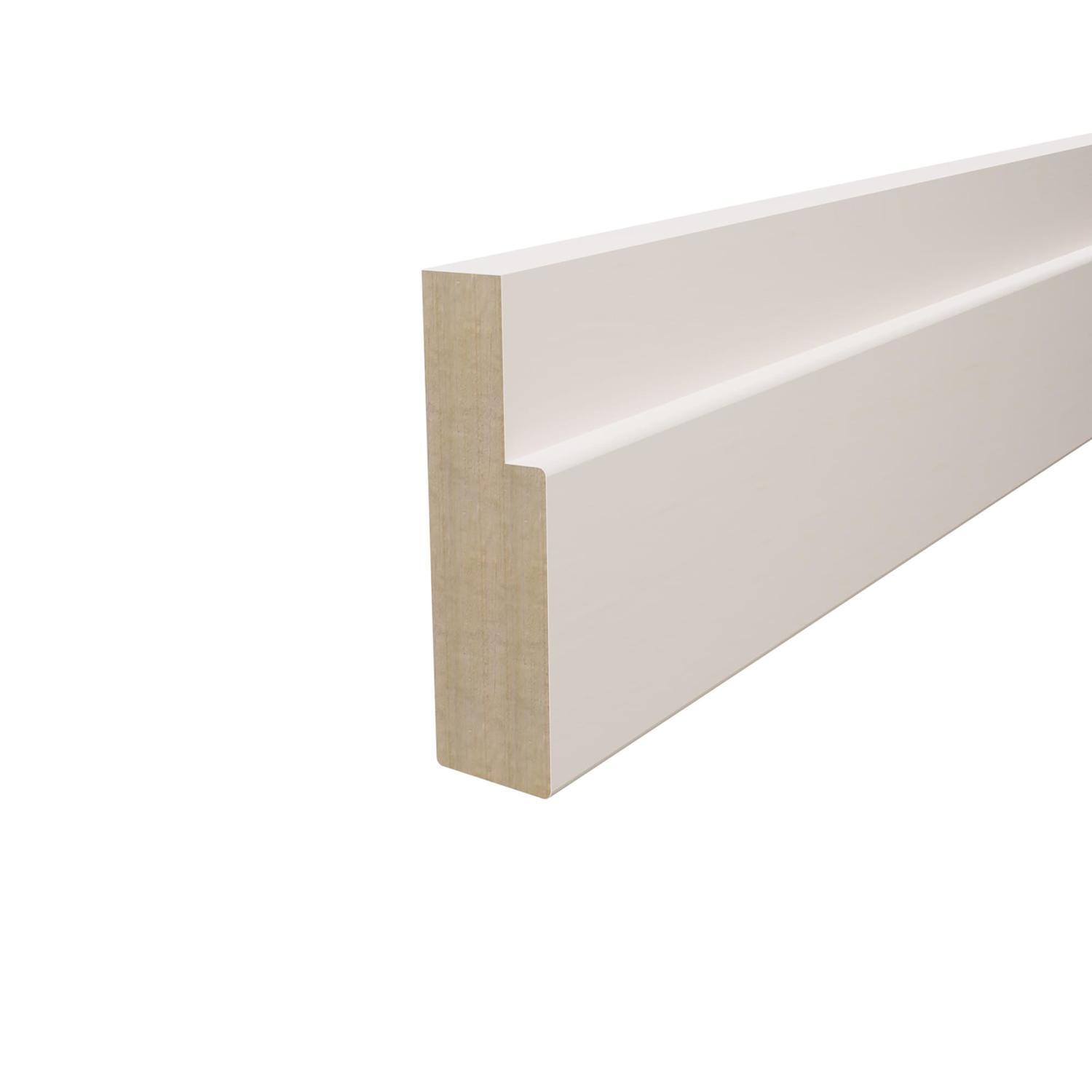 Gesso-Coated Flat Door Jamb