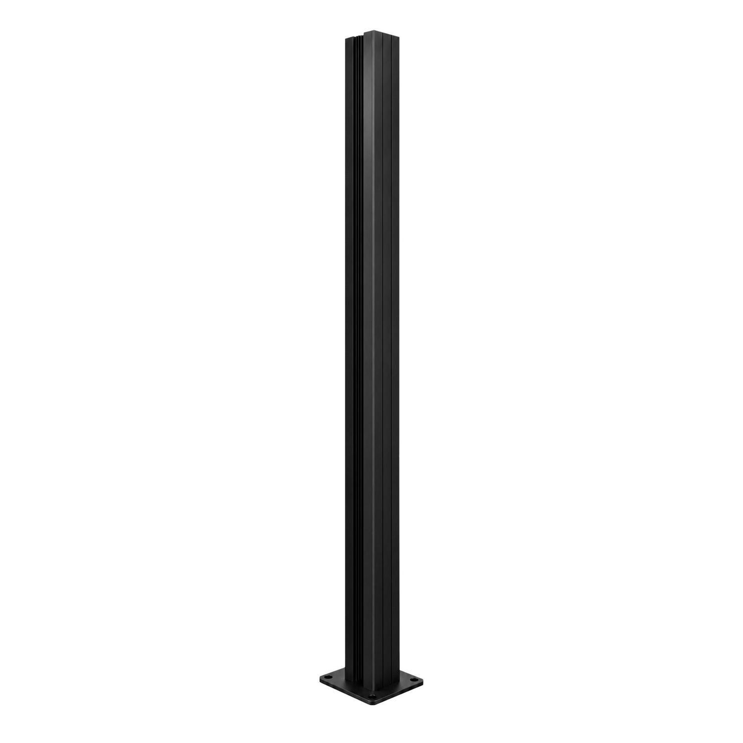 Valla Series Inground Fence Post H:2500mm x W:70mm x D:70mm Black
