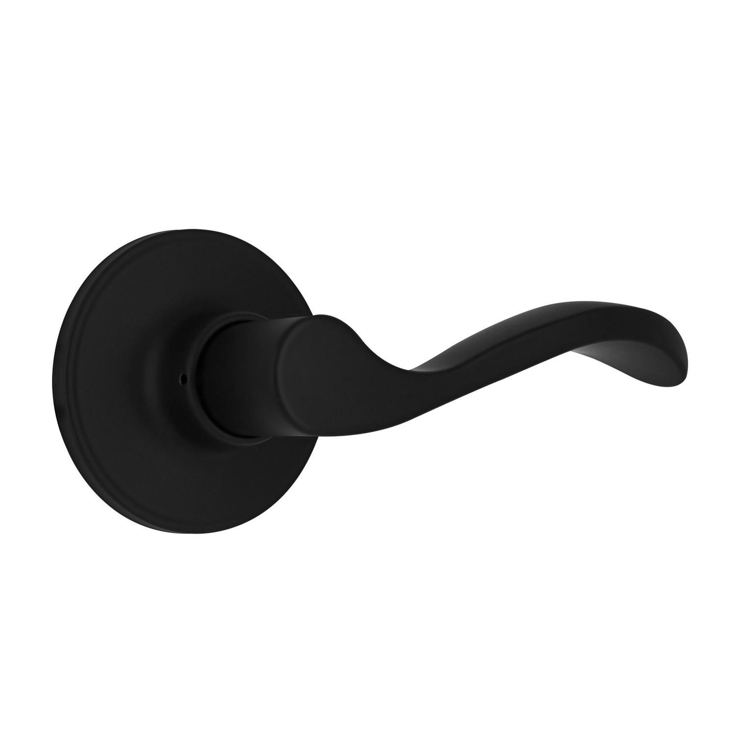 Passage Lever Set Matte Black