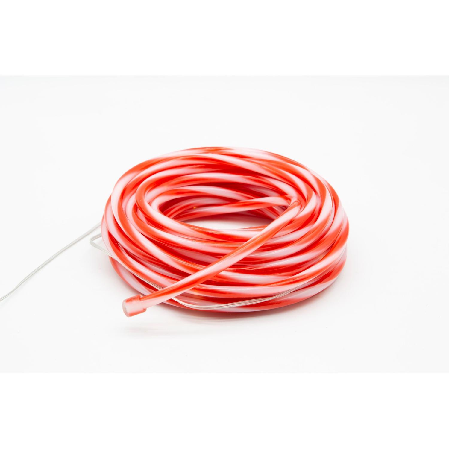 Candy Cane Rope Light 10m Warm White