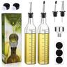 Oil & Vinegar Bottles & Accessories 2x 500ml