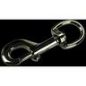 Snap Hook Round Swivel  25mm Nickel Plated