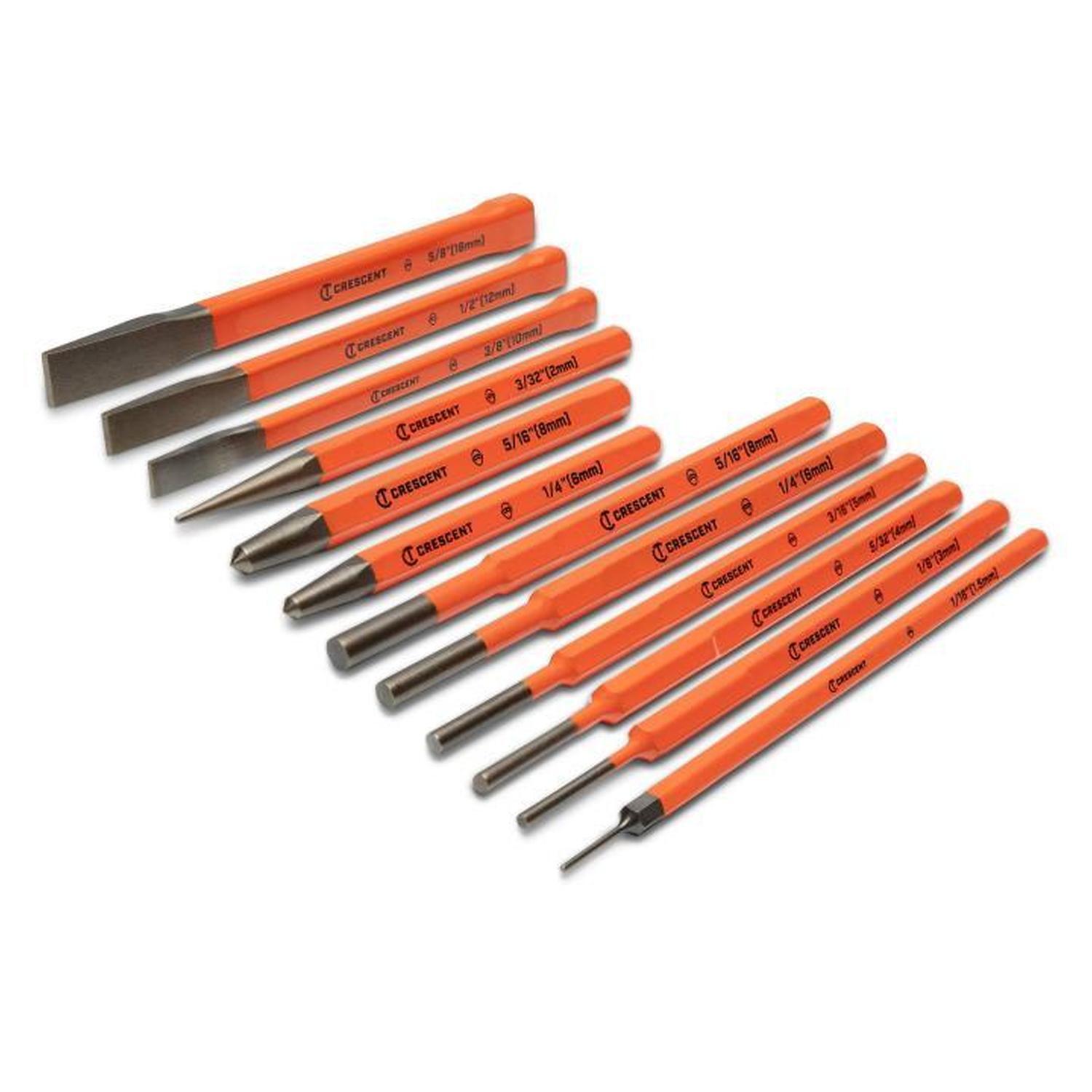 Punch and Chisel Set  12 Piece