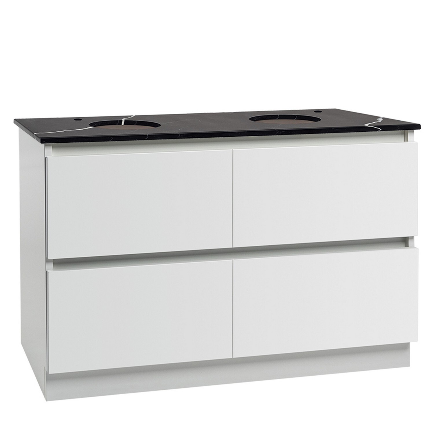 Valencia Floor Standing Double Bowl 4 Drawers