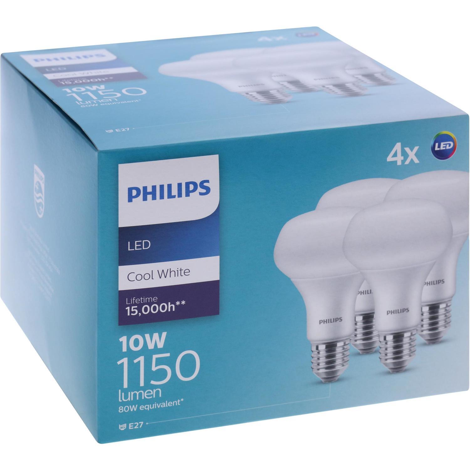 LED R80 E27 1150lm 10W Cool White Light Bulb