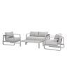 Outdoor 4 Piece Lounge Setting