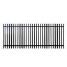 Aluminium Batten Fence Panel W:2400mm, H:1000mm, D:65mm Black